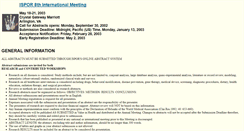 Desktop Screenshot of ispor.confex.com